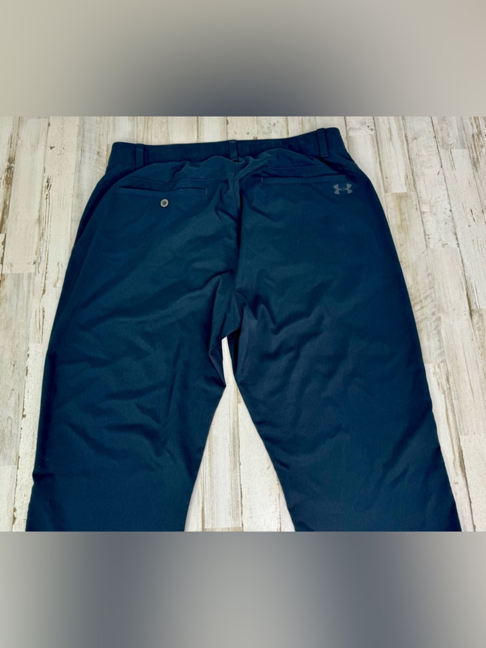 Under Armour Golf Pants Mens 36x32 Black Straight Stretch Nylon Polyester Golf - Picture 9 of 10